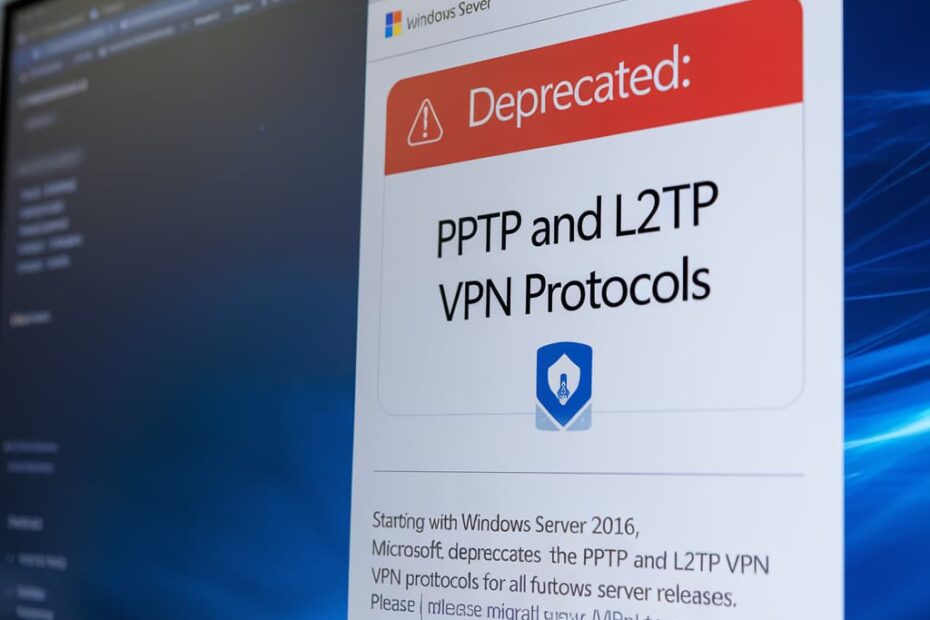 Microsoft убирает протоколы PPTP и L2TP